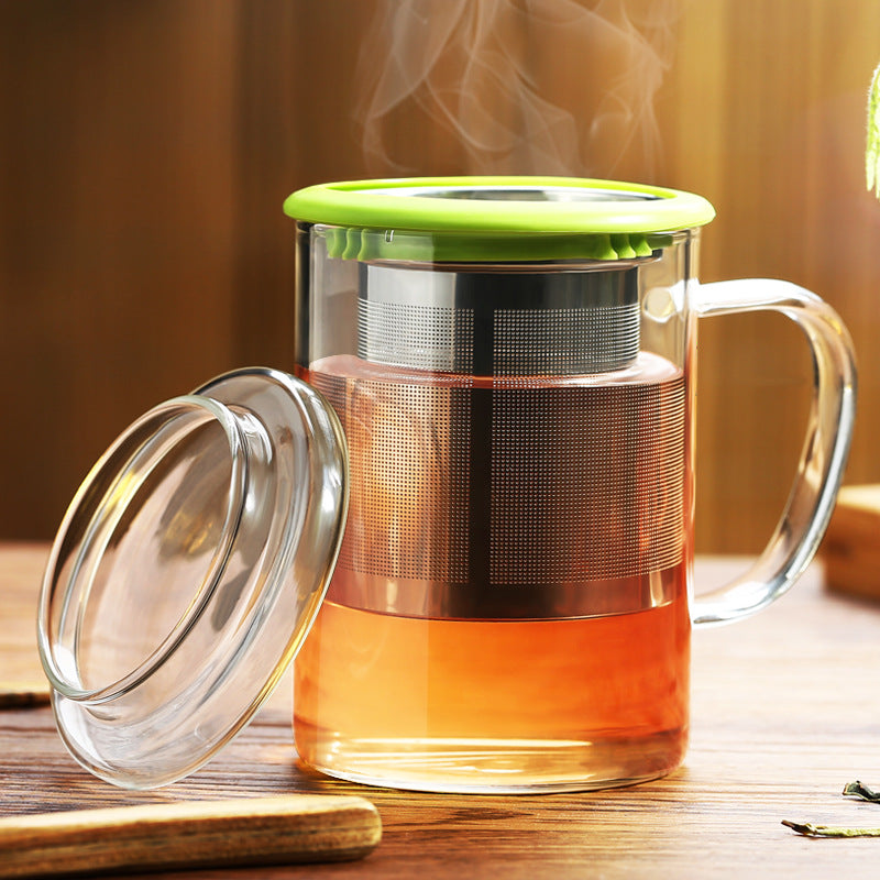Glass Tea Infuser Mug